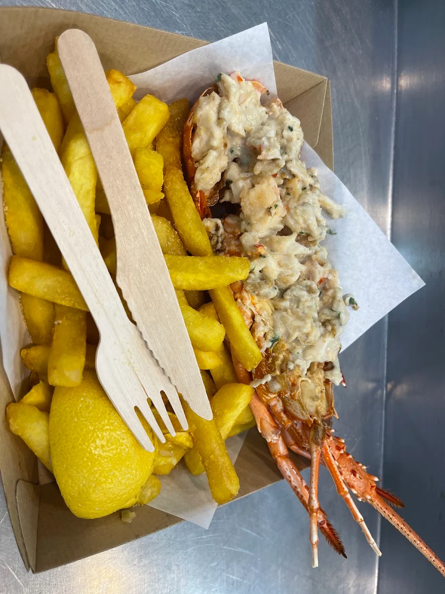 Lobster with Chips, Bondi Surf Seafoods