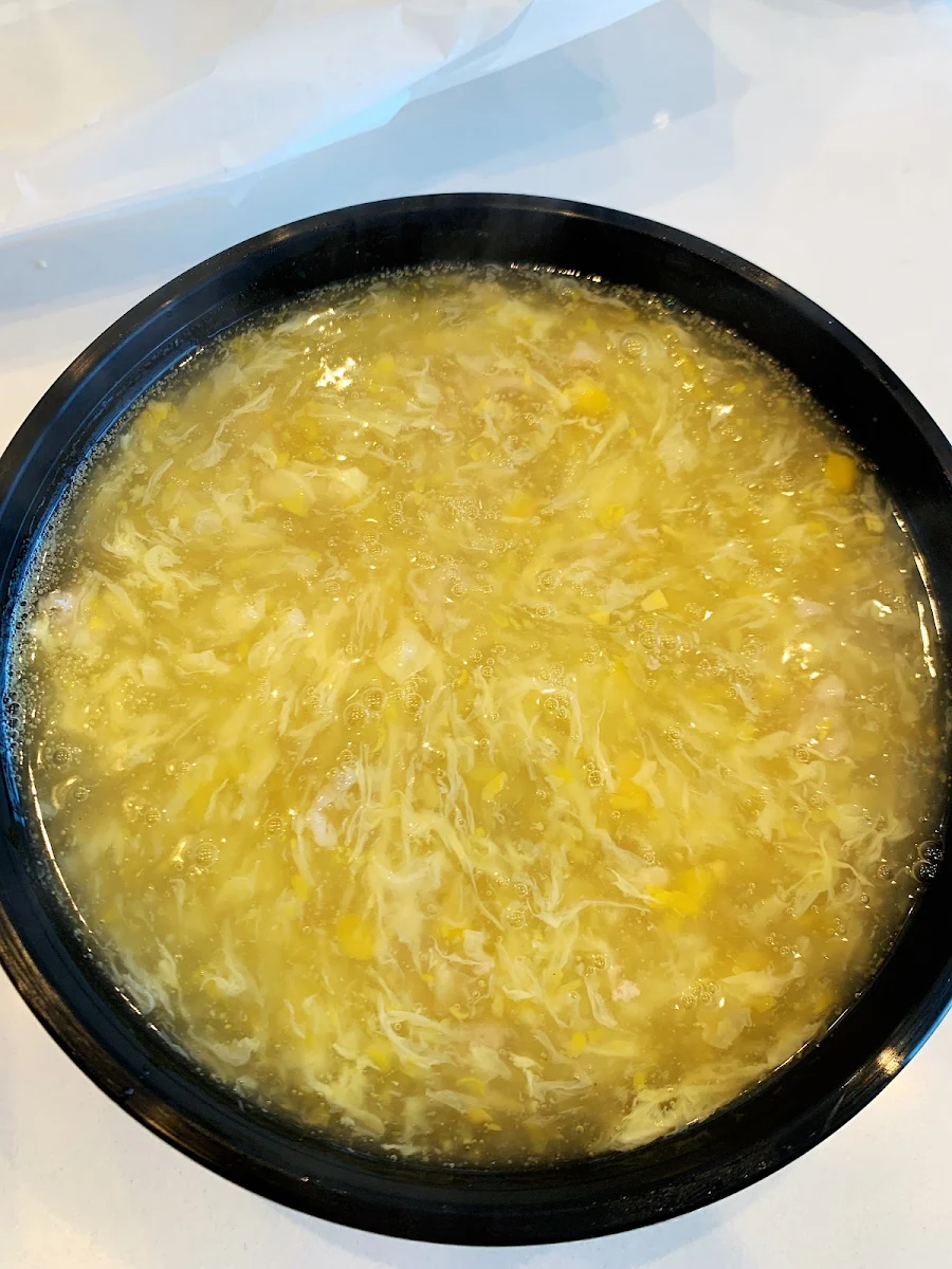 Sweet Corn Soup, Noodle Paradise - Eastern Creek Quarter