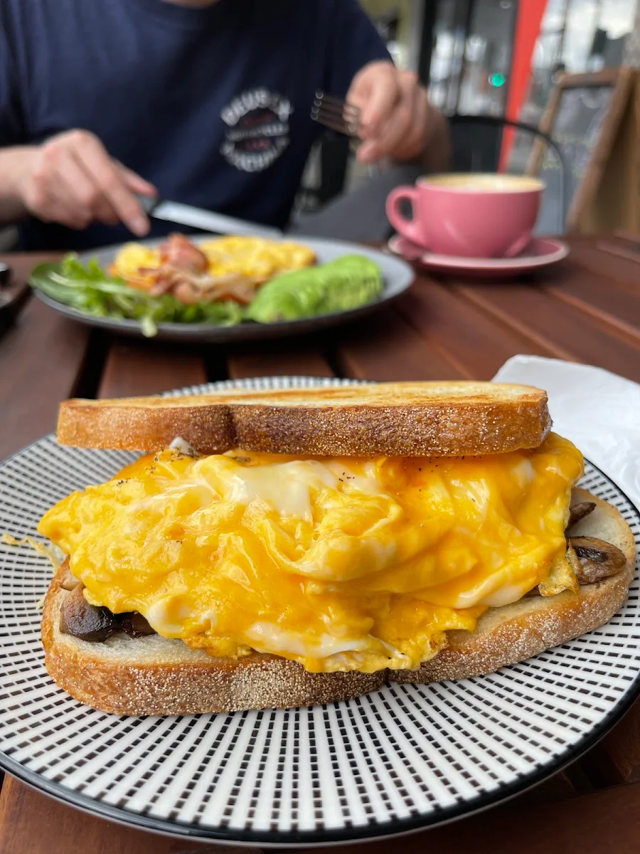 Scrambled Egg and Ham Sandwich
