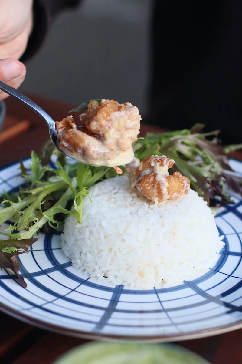 Single Set Meal Thai Basil Pork Minced with Rice Nuggets Cola