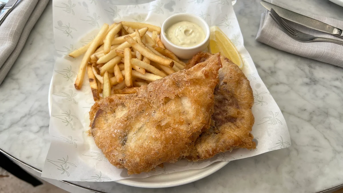 Beer Battered Fish Chips, Barrenjoey House Palm Beach
