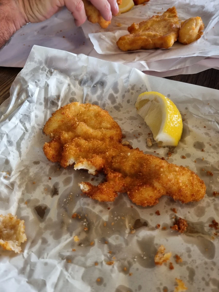 Scallops Battered, Fin & Tonic NT