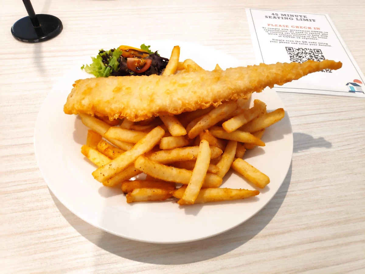 Fish and Chips, The Gallery Cafe Blairgowrie
