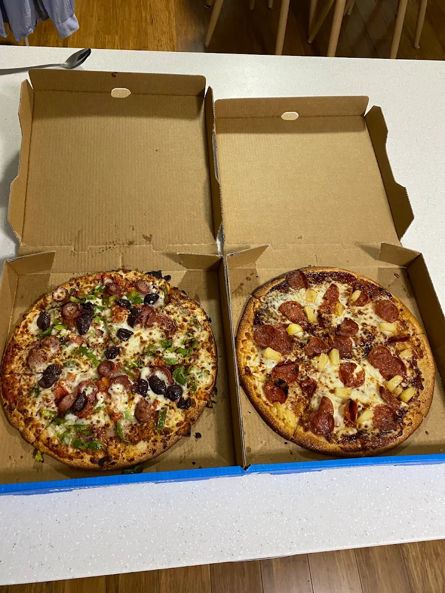 Pepperoni & Pineapple, Domino's Pizza Gilles Plains
