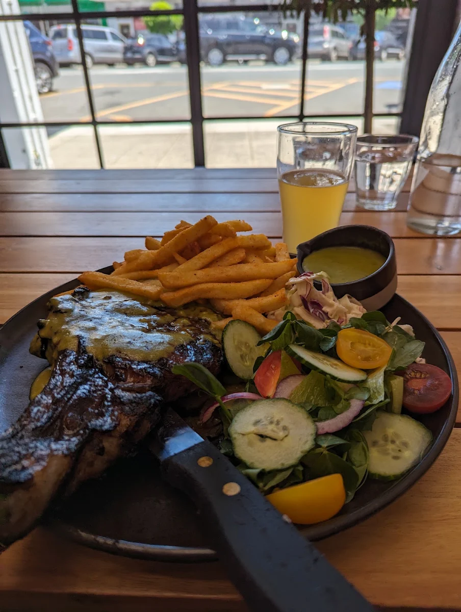 Smoked Rib-Eye Steak
