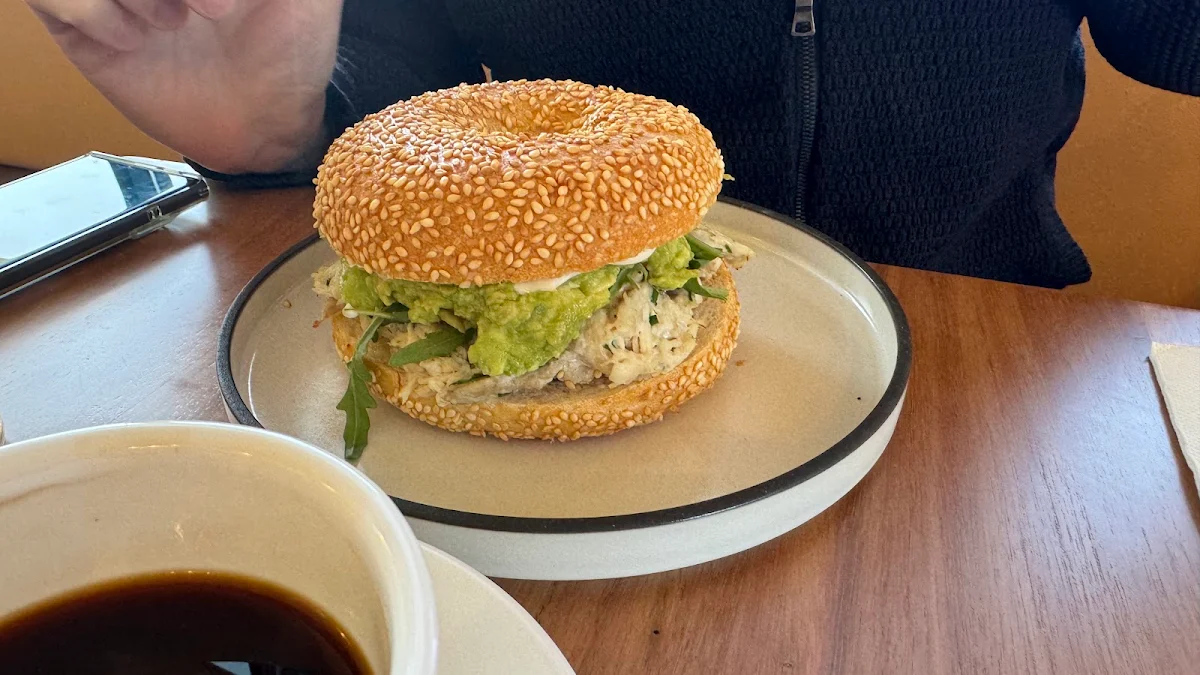 Smoked Chicken Avocado Bagel