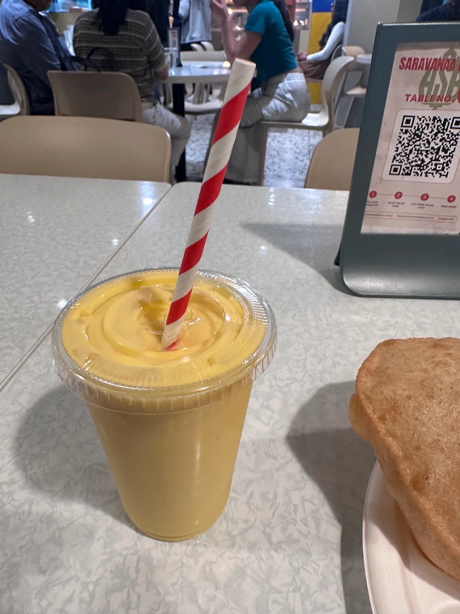 Mango Lassi, Saravanaa Bhavan North Sydney