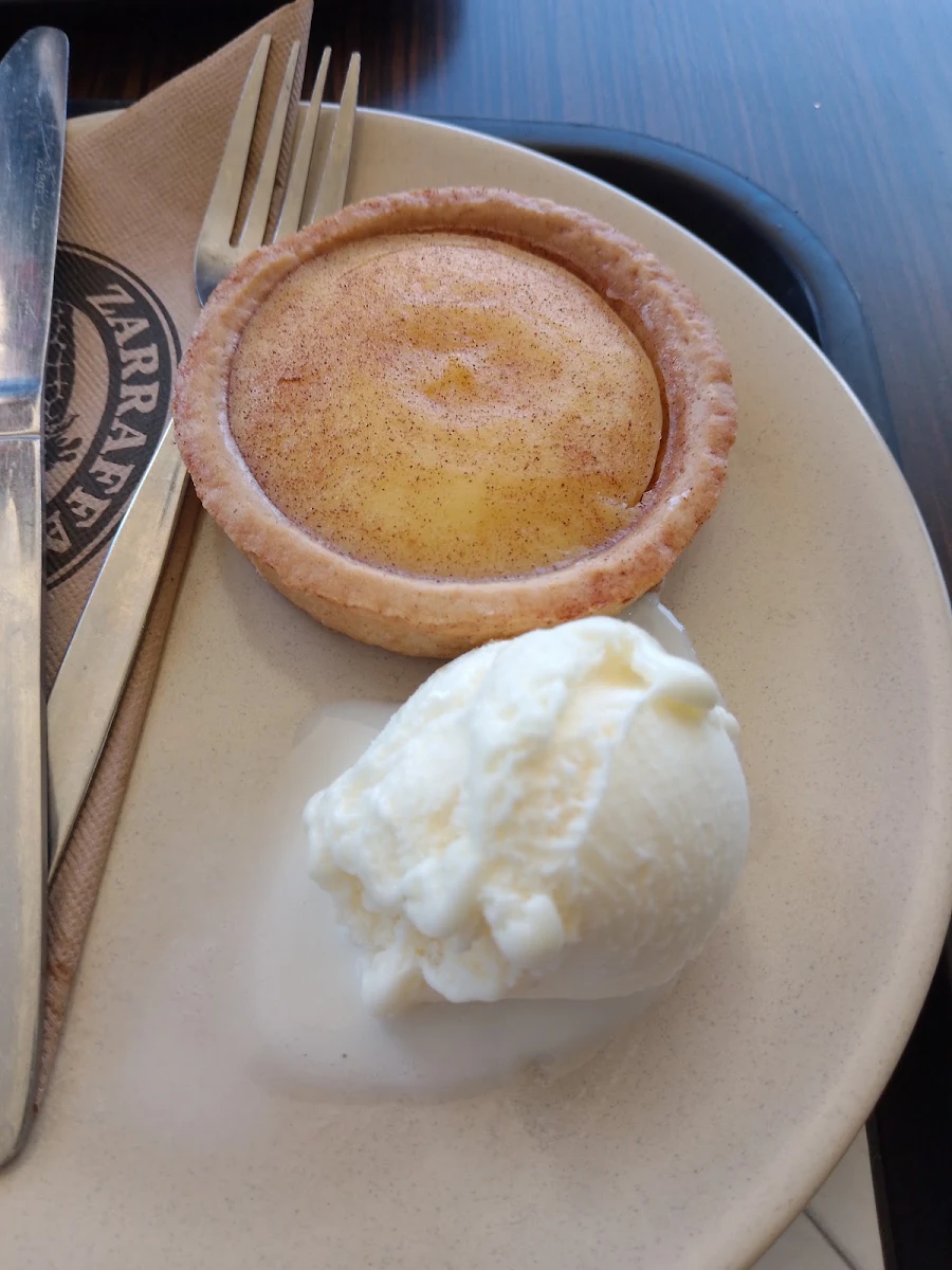 Custard Tart, Zarraffa's Coffee Mount Gravatt