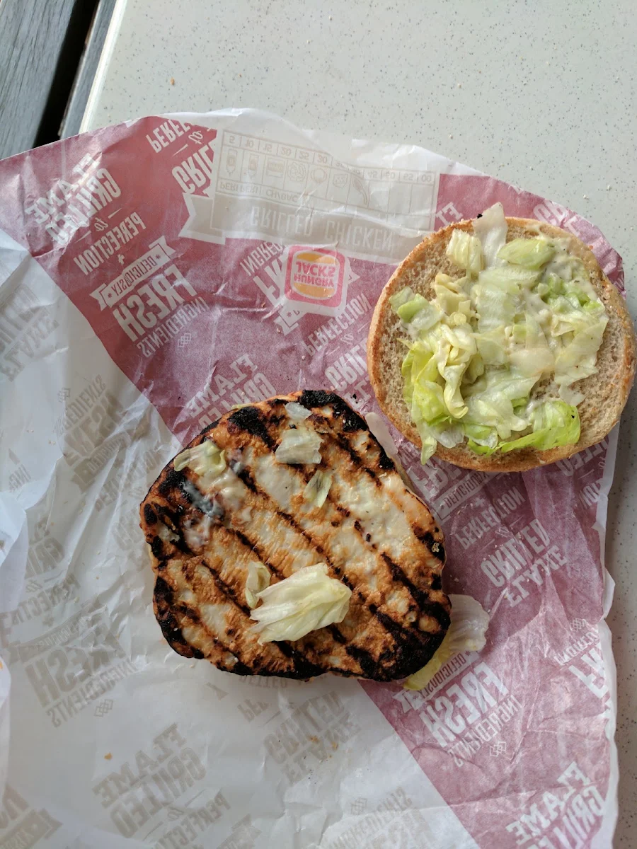 Chicken Burger, Hungry Jack's Burgers Maitland