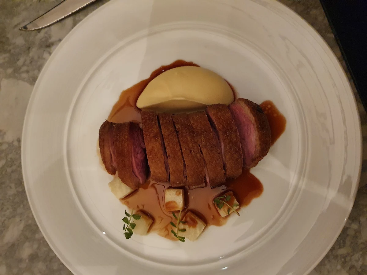 Dry Aged Macedon Duck Breast Celeriac Radicchio
