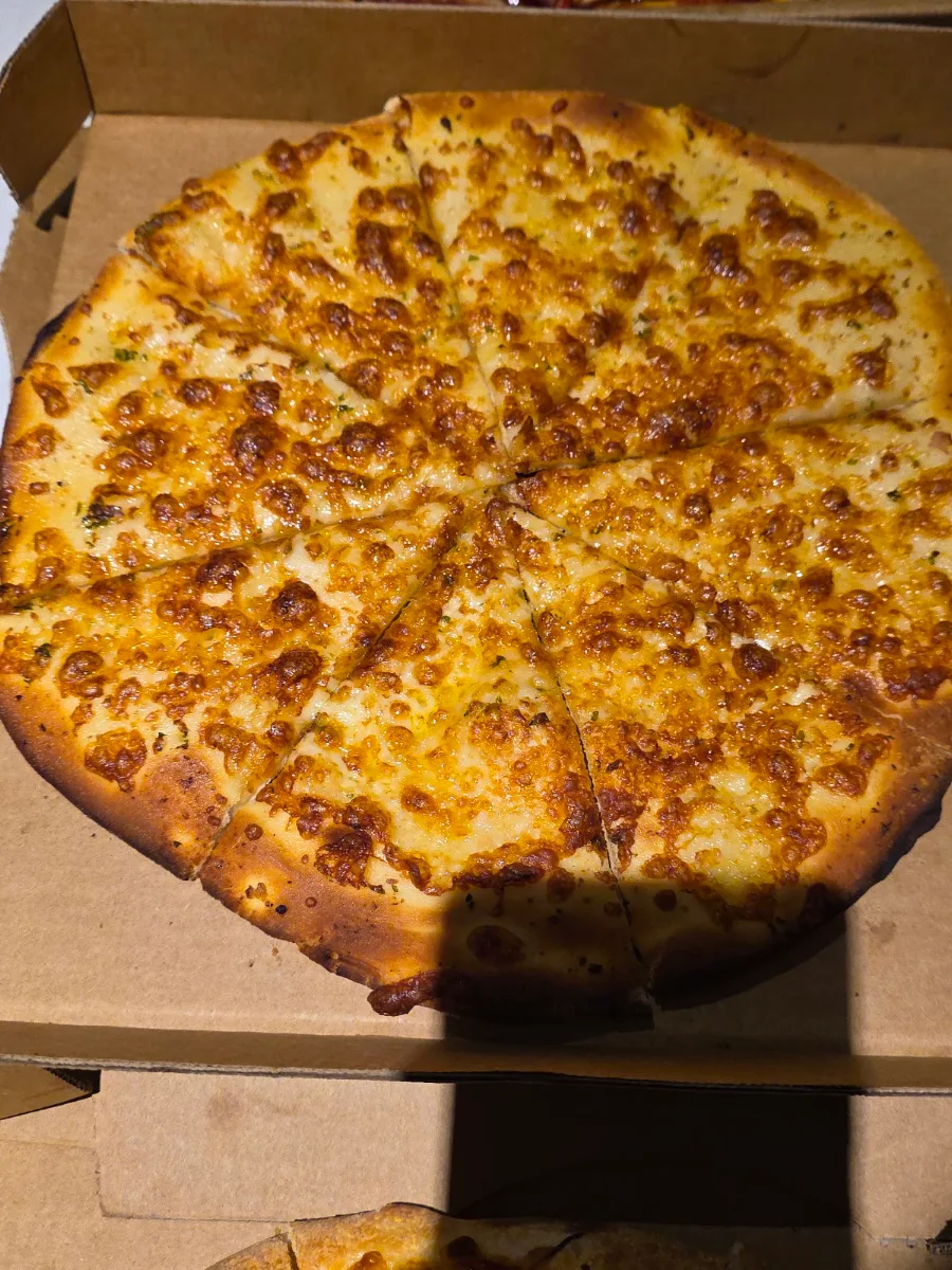 Cheesy Garlic Pizza