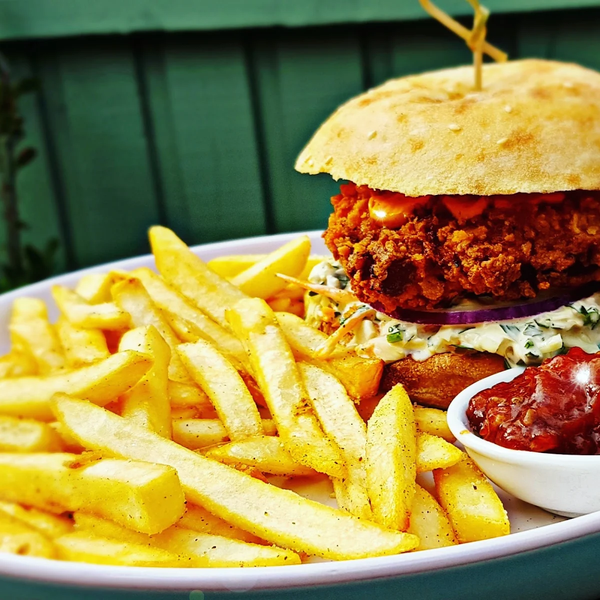 Southern Fried Chicken Burger