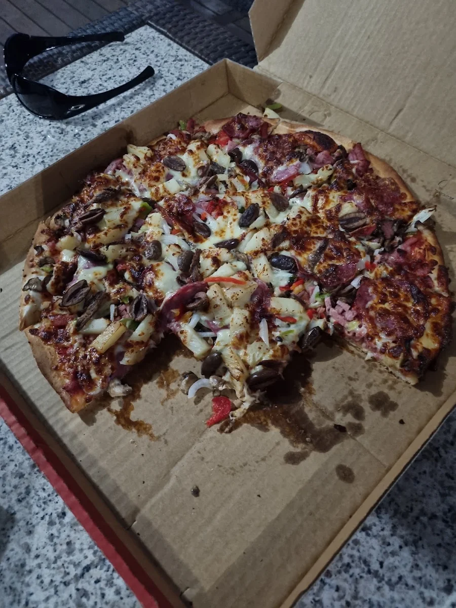 Meat Lovers with Pineapple, Pizza Works