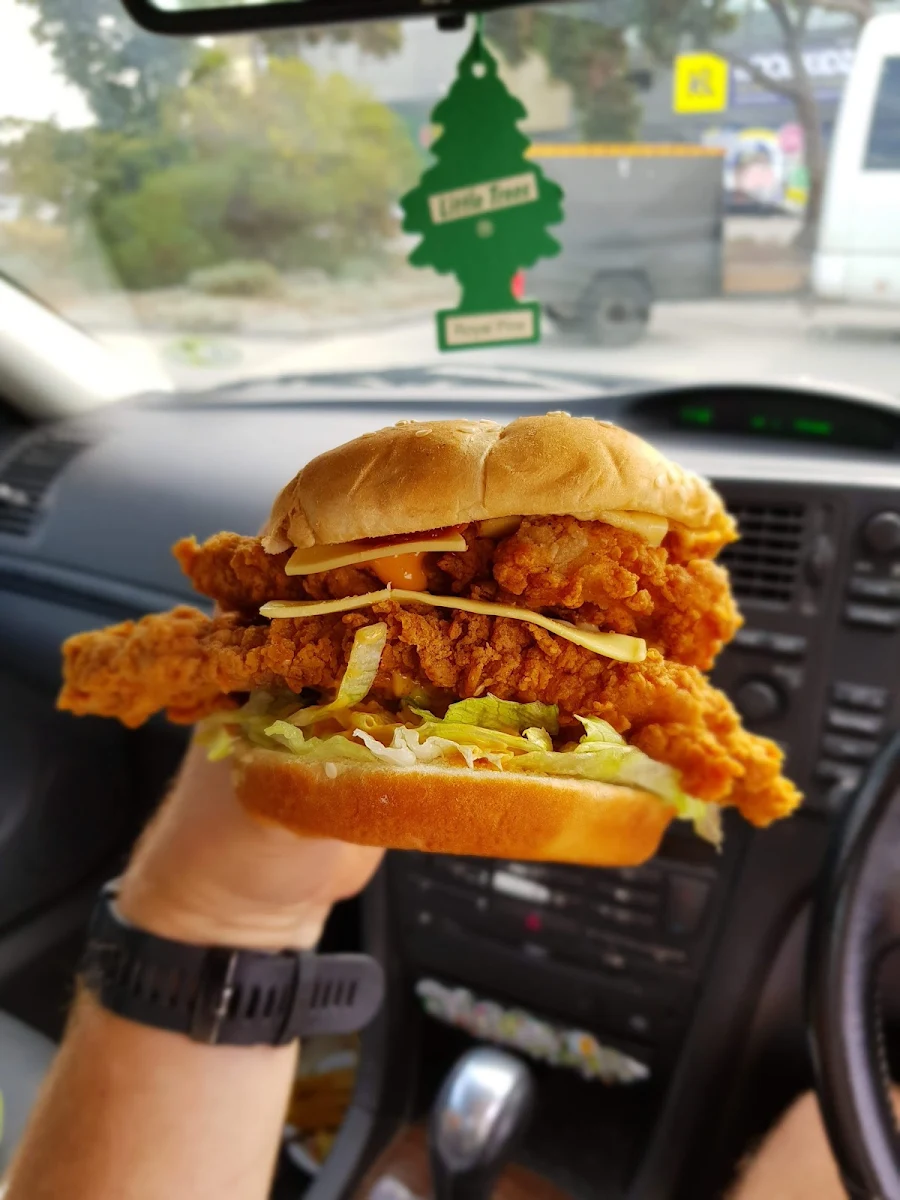 Zinger Stacker Burger, KFC East Brighton