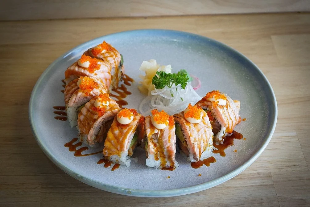 Crazy Salmon Roll, Umi Japanese Restaurant Toronto