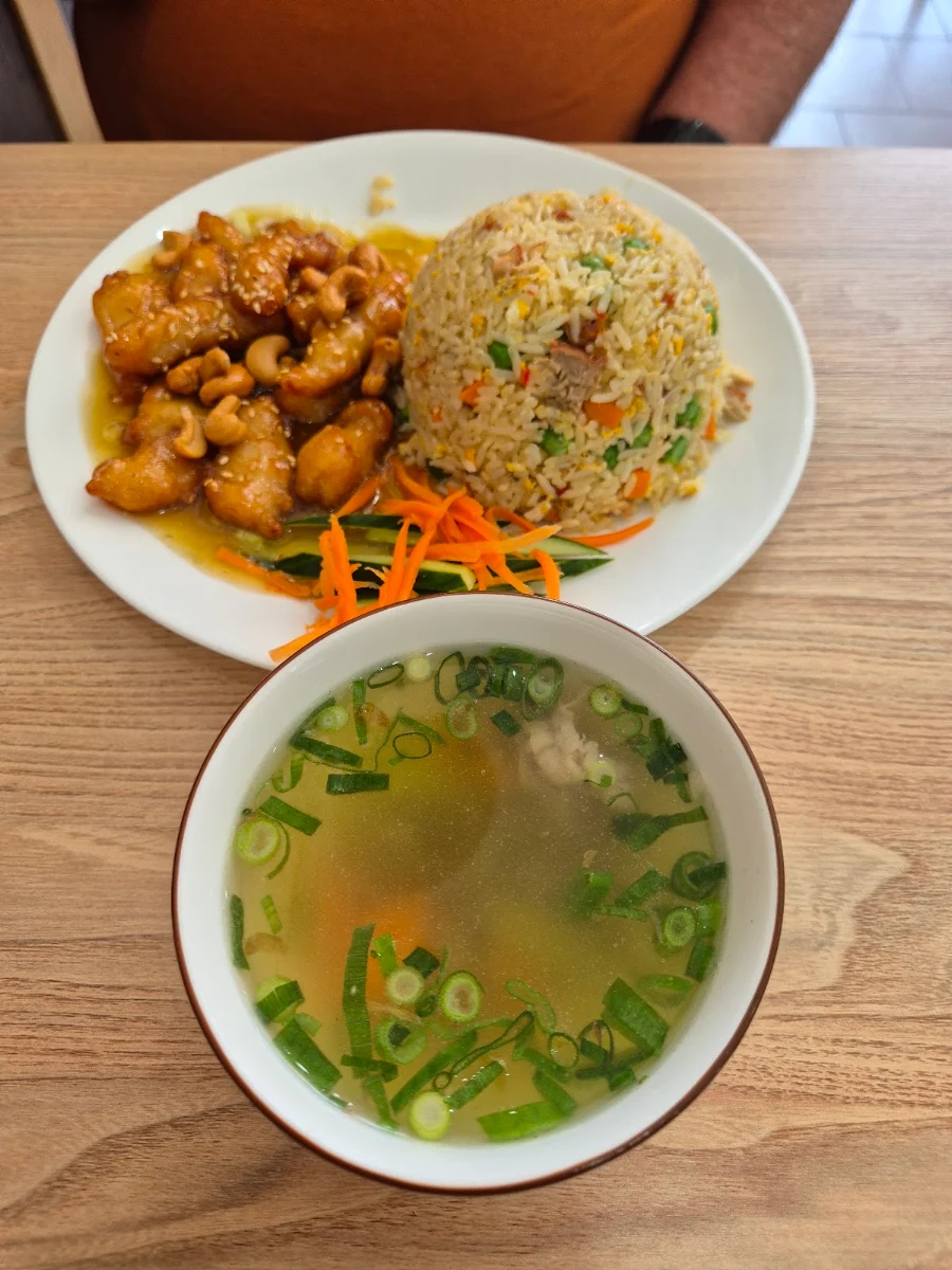 Honey Chicken with Steam Rice