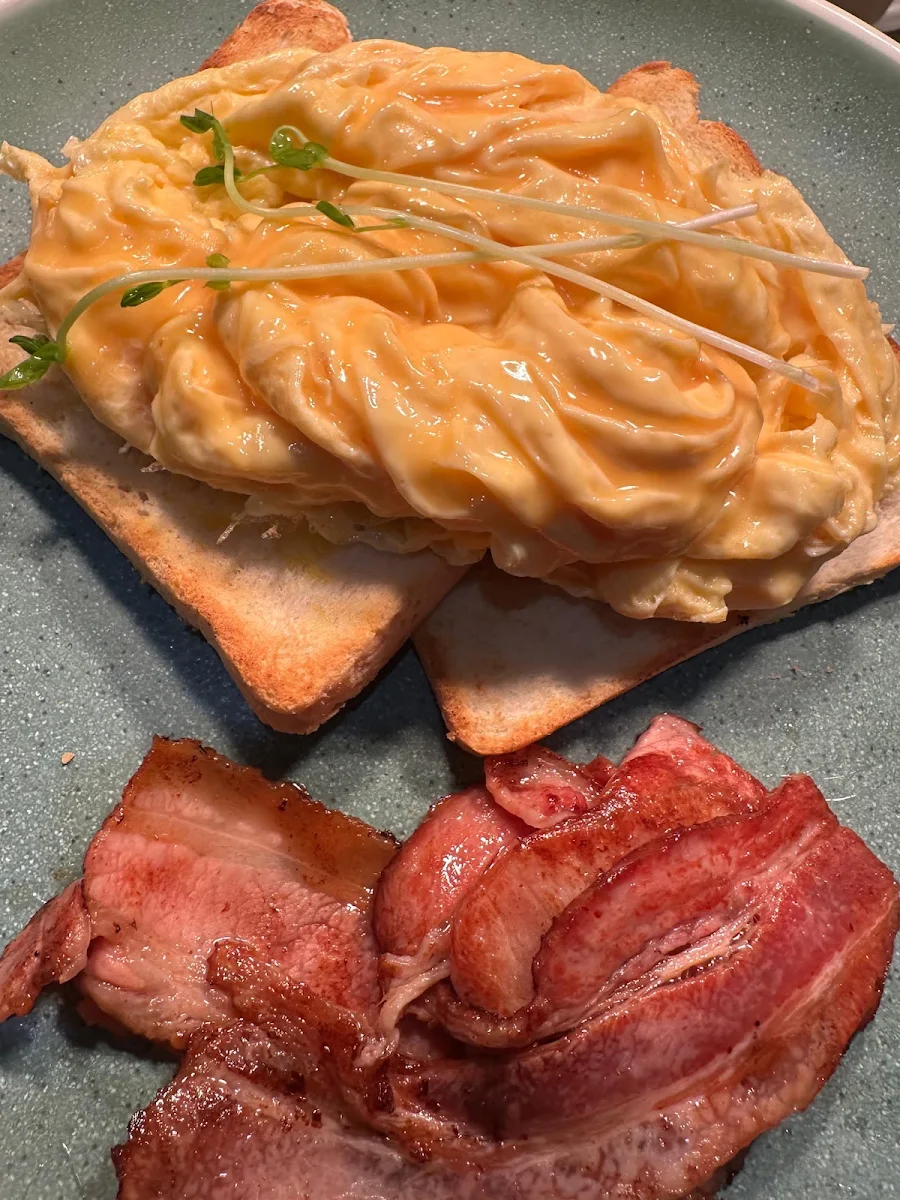 Scrambled Eggs on Toast