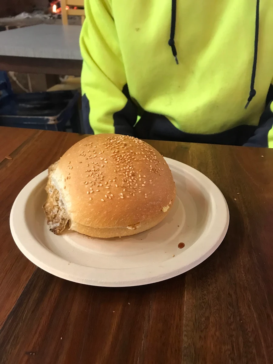 Bacon and Egg Roll, Trappers Bakery