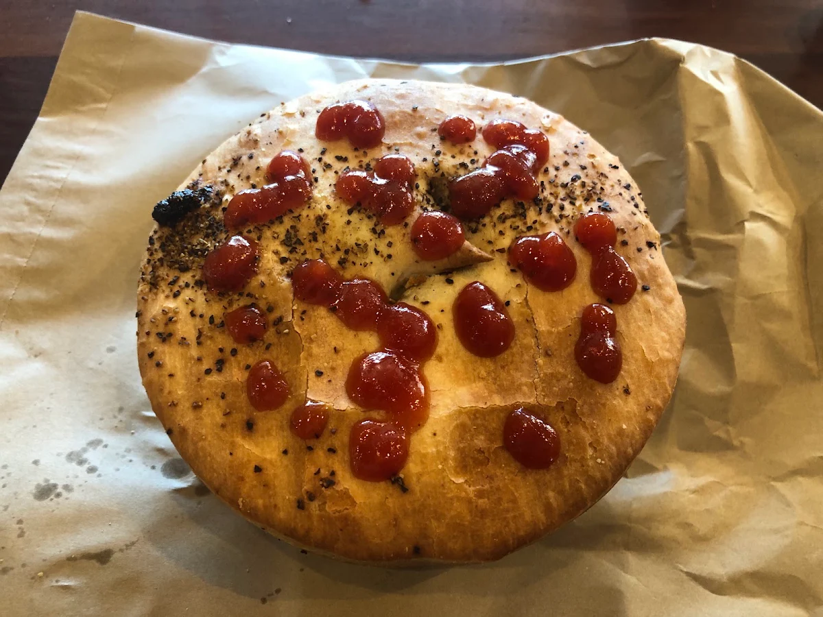 Pepper Steak Pie, Trappers Bakery