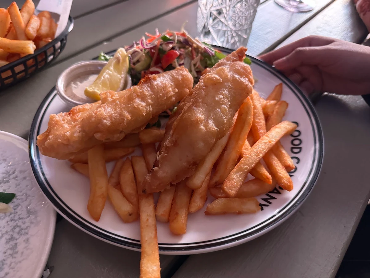 Beer Battered NZ Blue Grenadier Fish & Chips