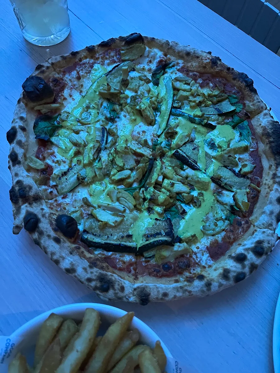 Curry Chicken Pizza