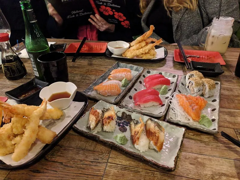 Tempura and Sushi