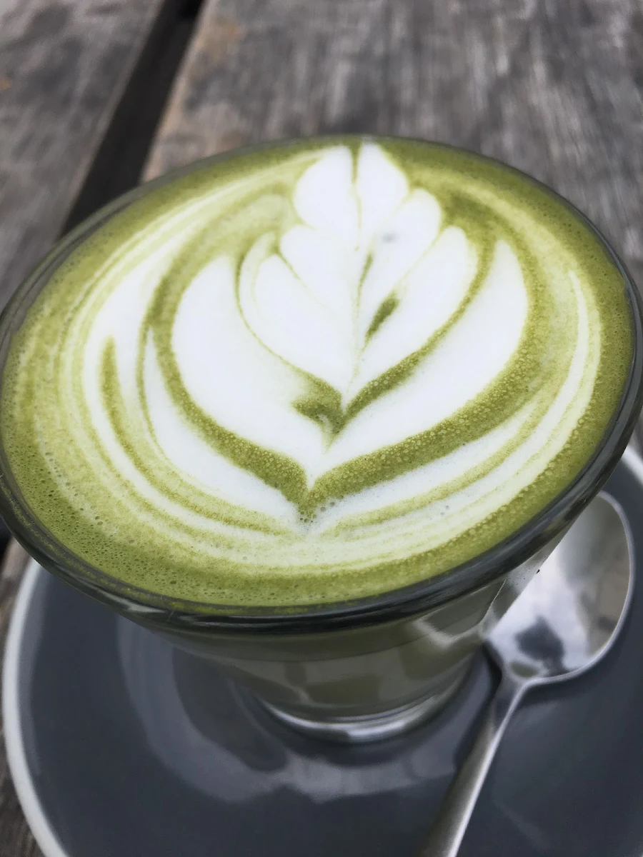 Matcha Latte, Tall Timber Cafe