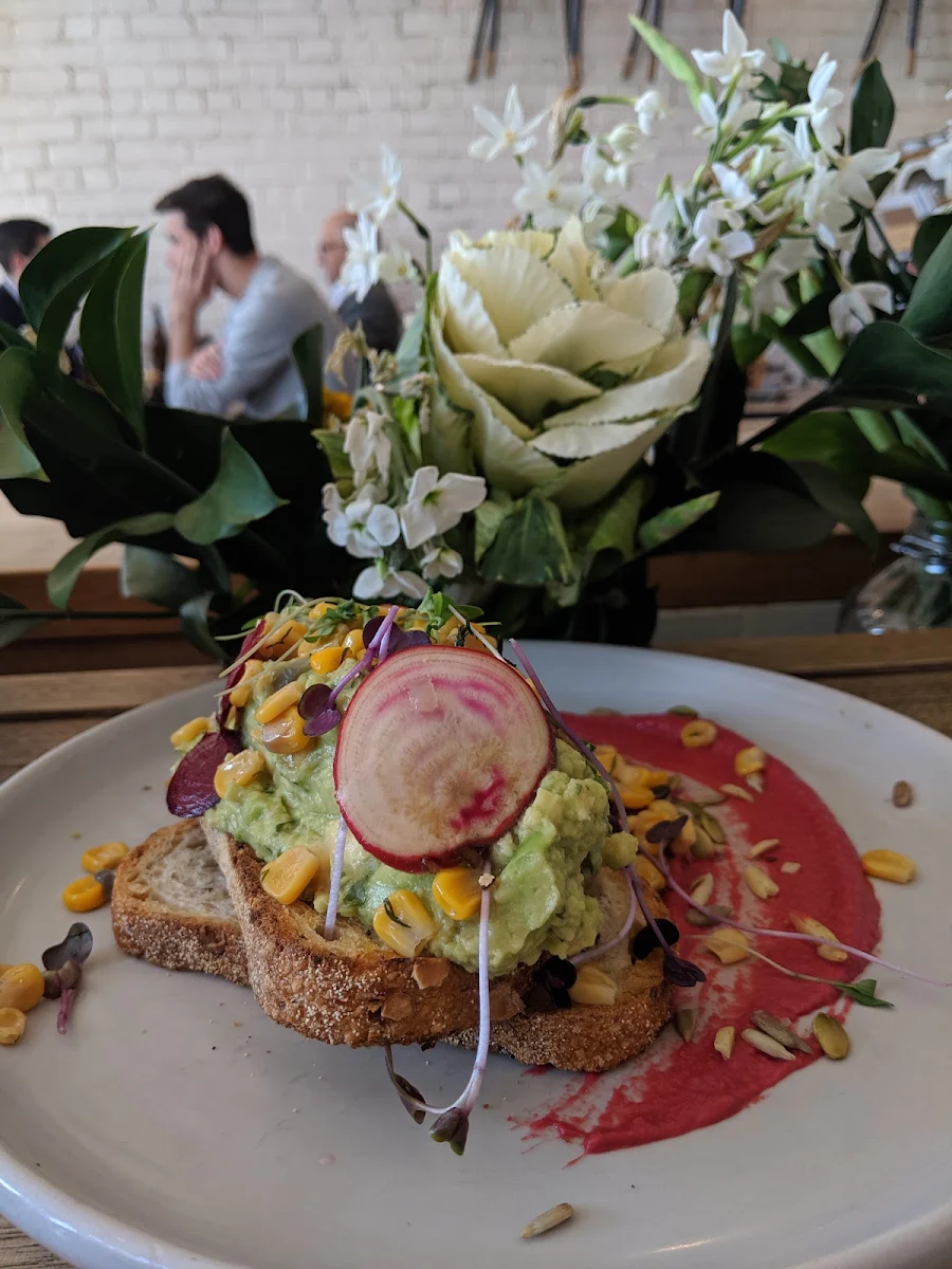 Smashed Avocado, Tall Timber Cafe