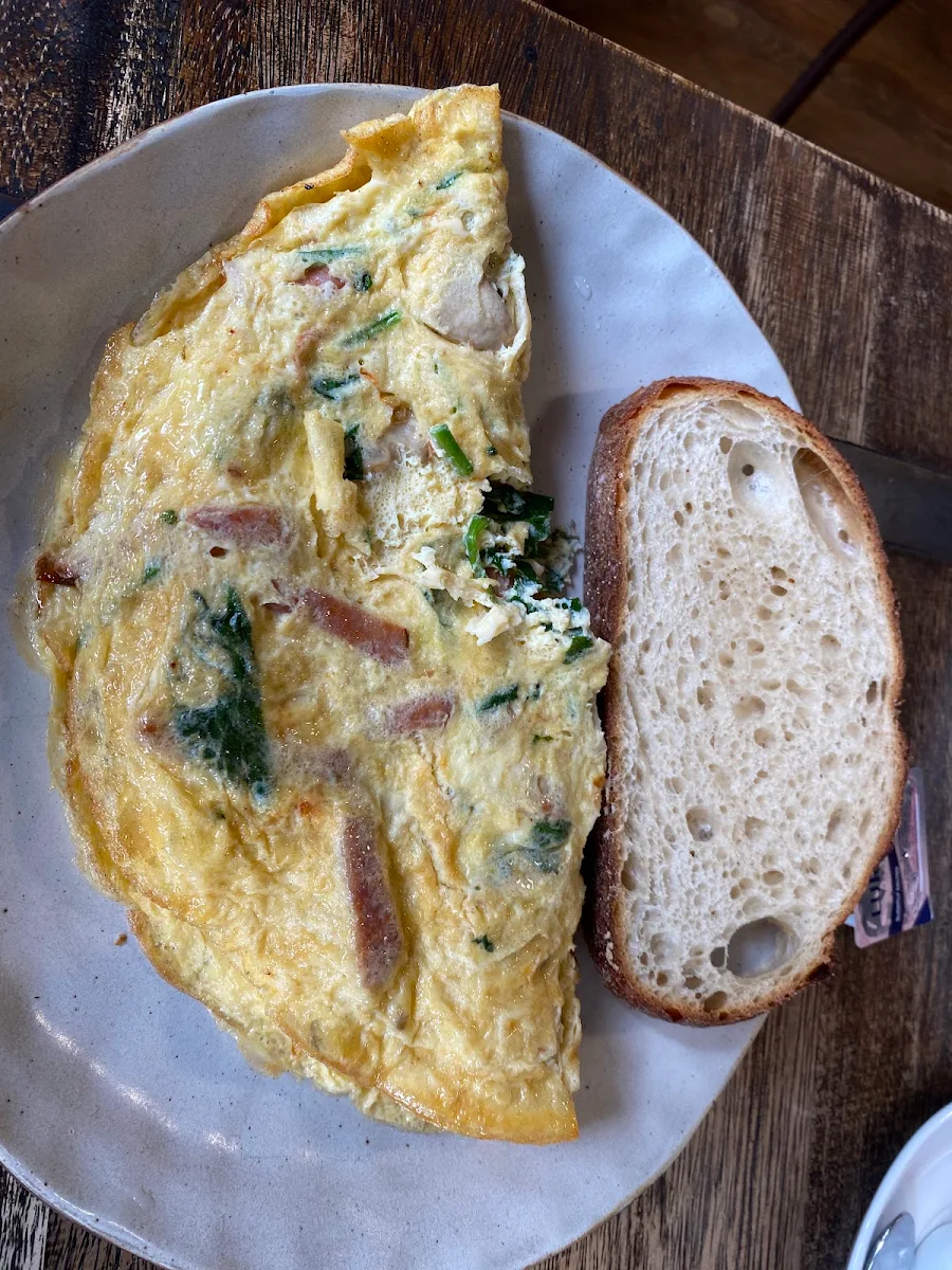 Spanish Onion & Feta Omelette