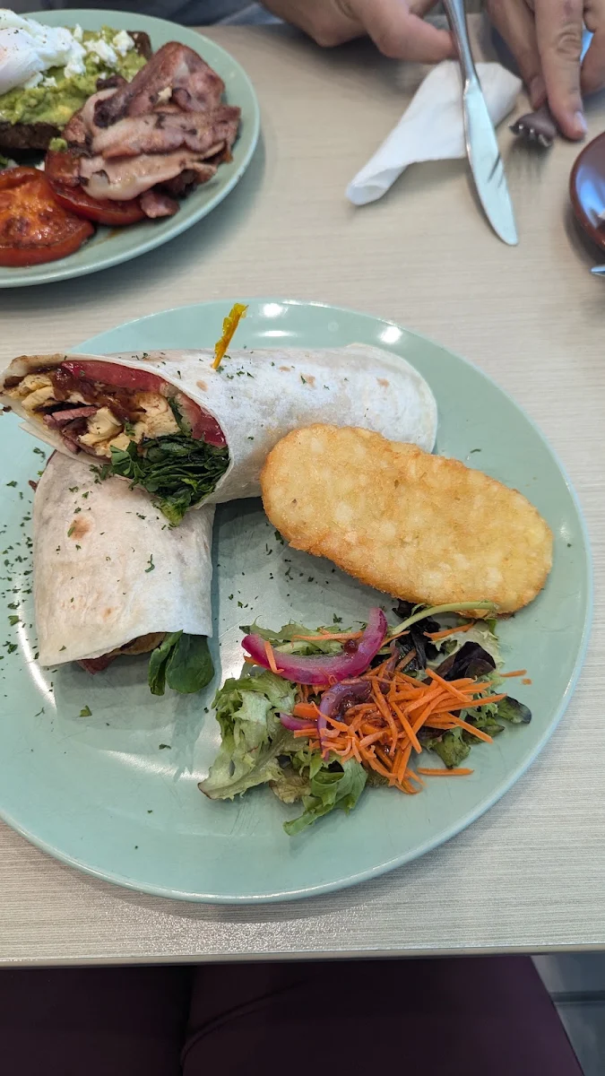 Chicken Schnitzel wrap