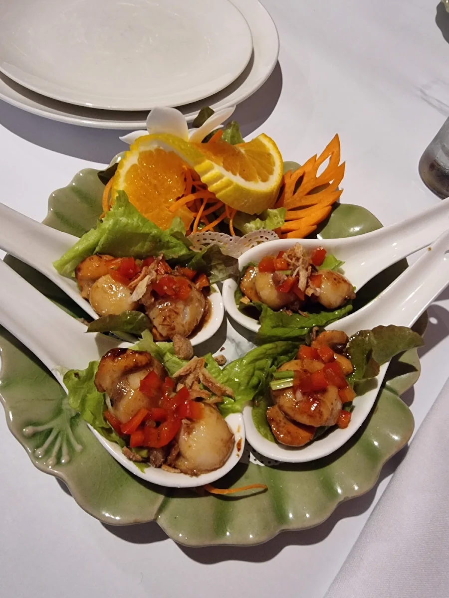 Seared Scallops, Boon's Thai Restaurant