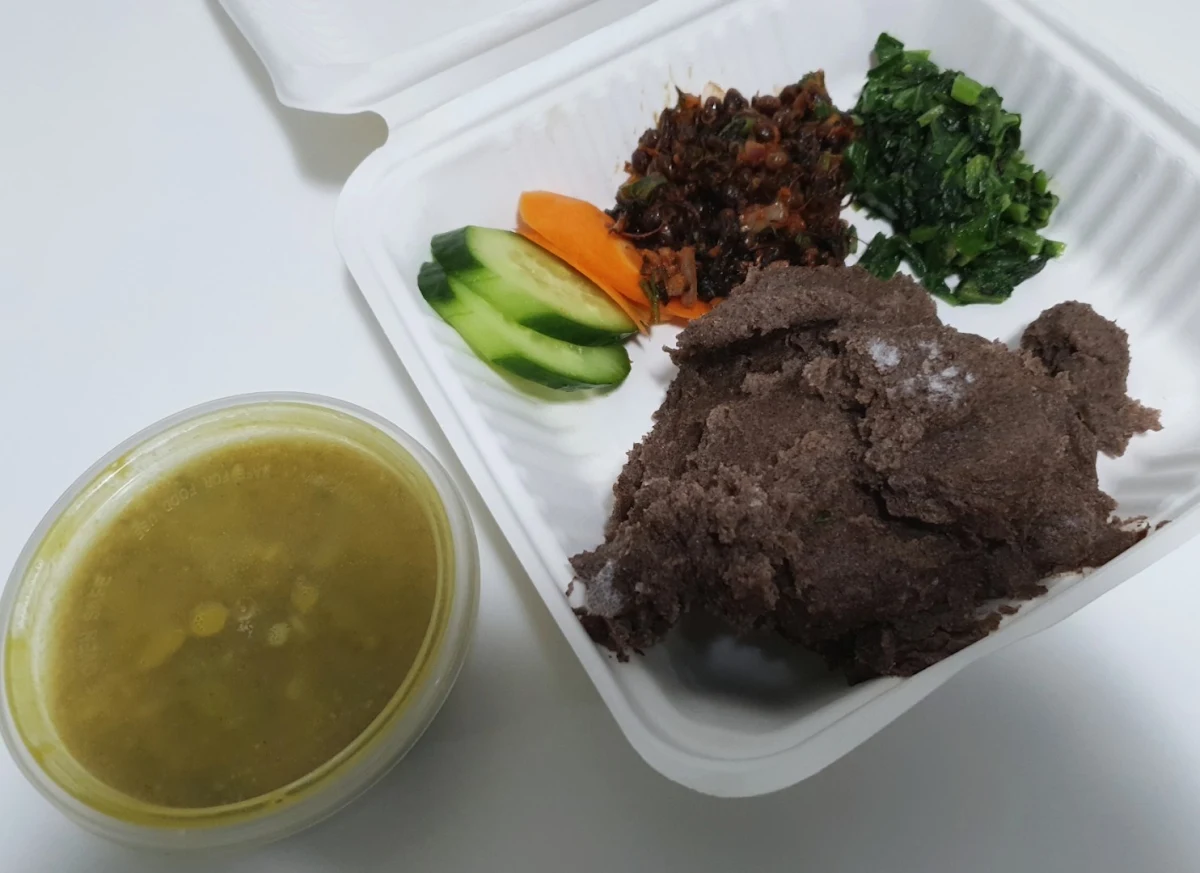 Dhido Set with Goat Curry