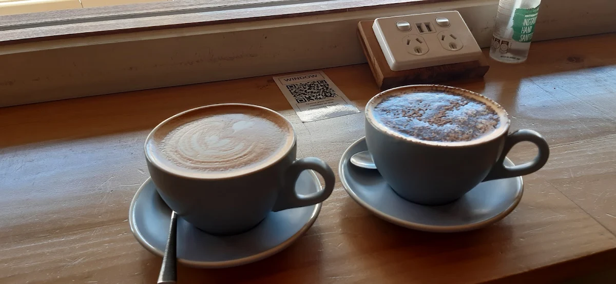 Flat White and a Cappuccino