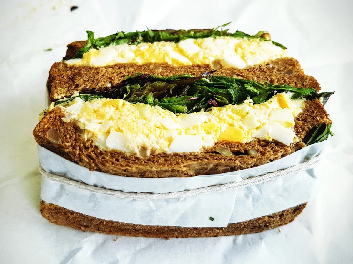 Egg and Spinach Sandwich