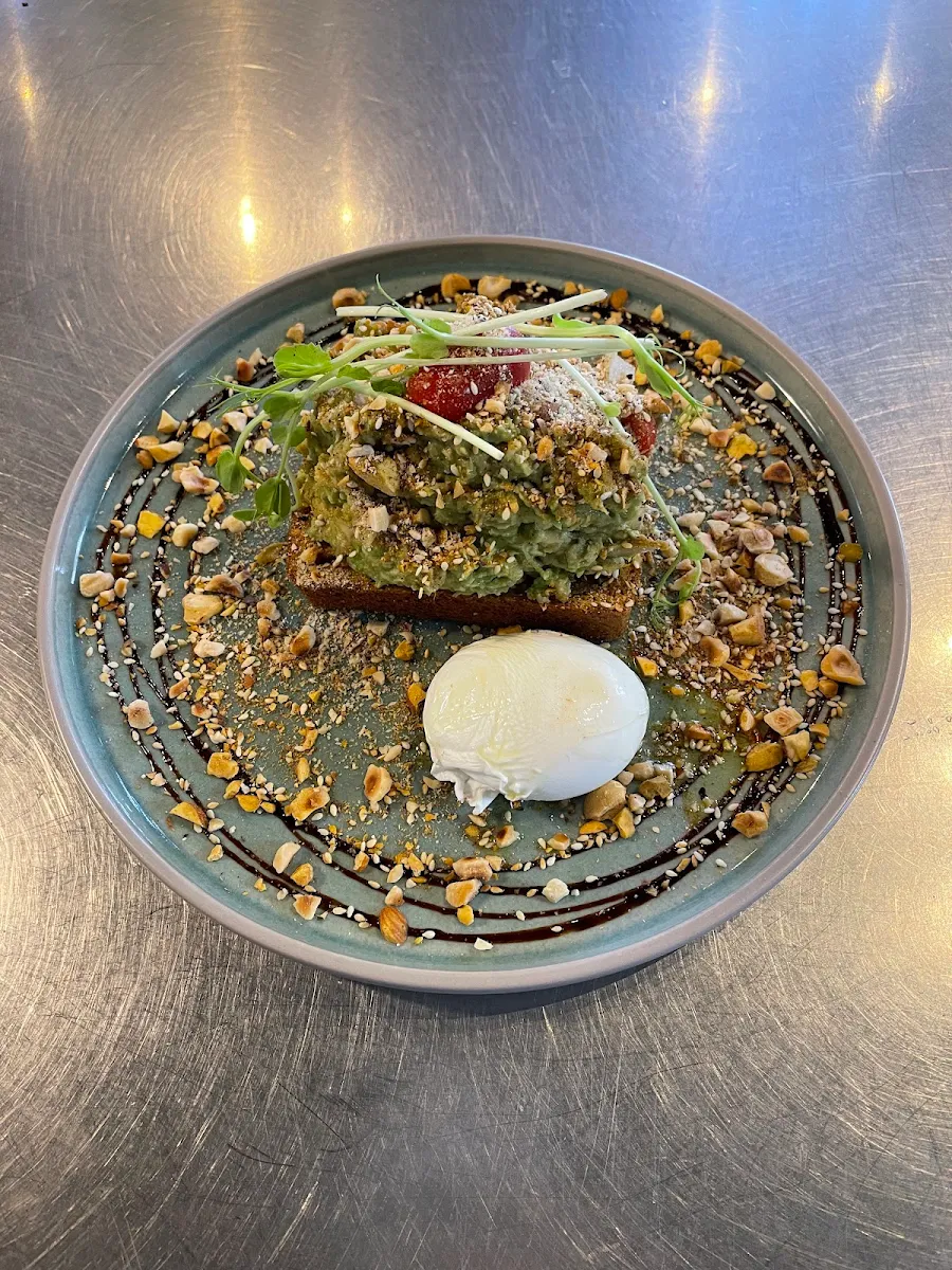 Paleo Pumpkin Bread with Poached Egg
