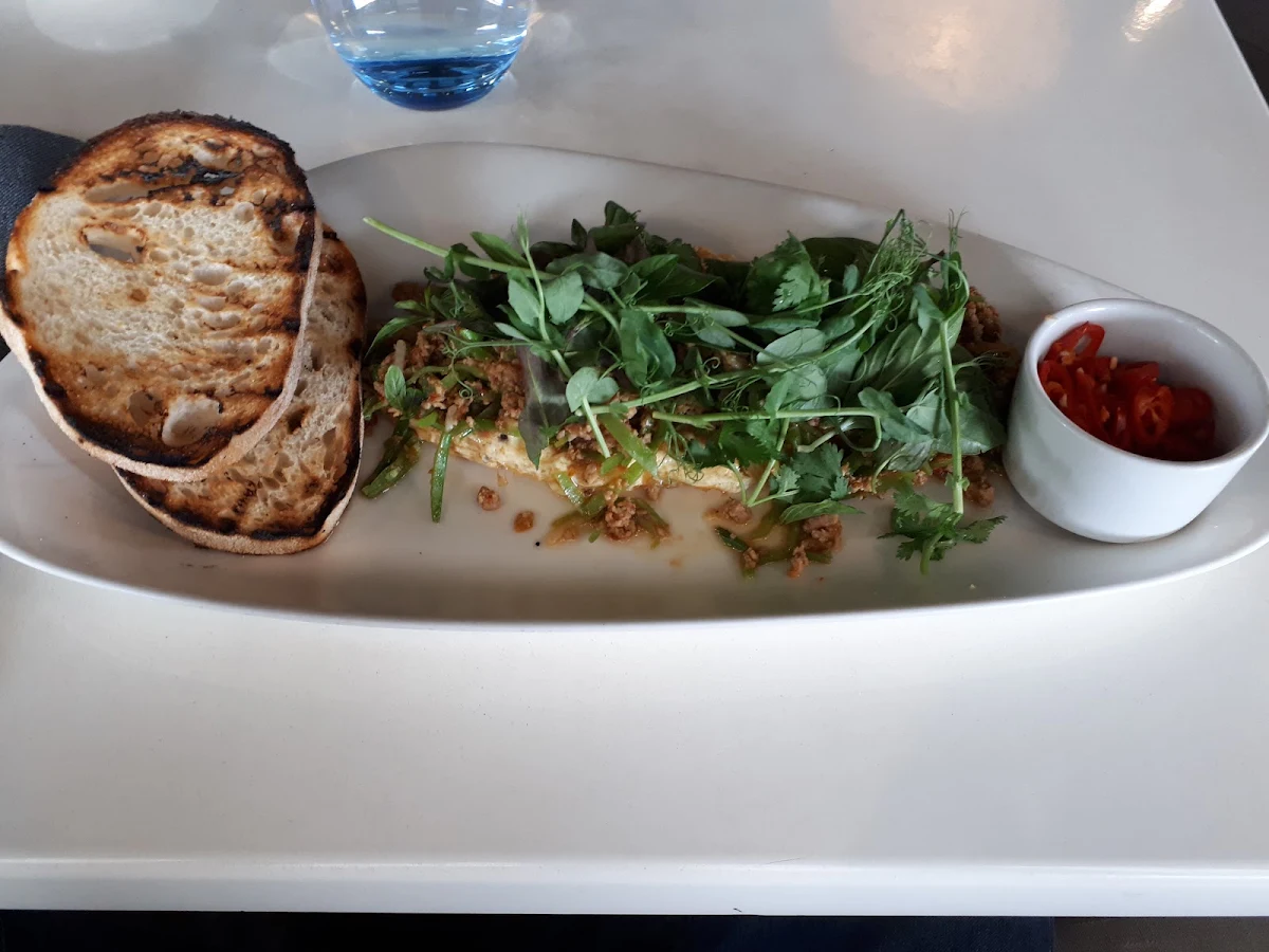 Asian Chicken Omelette, Jam Corner