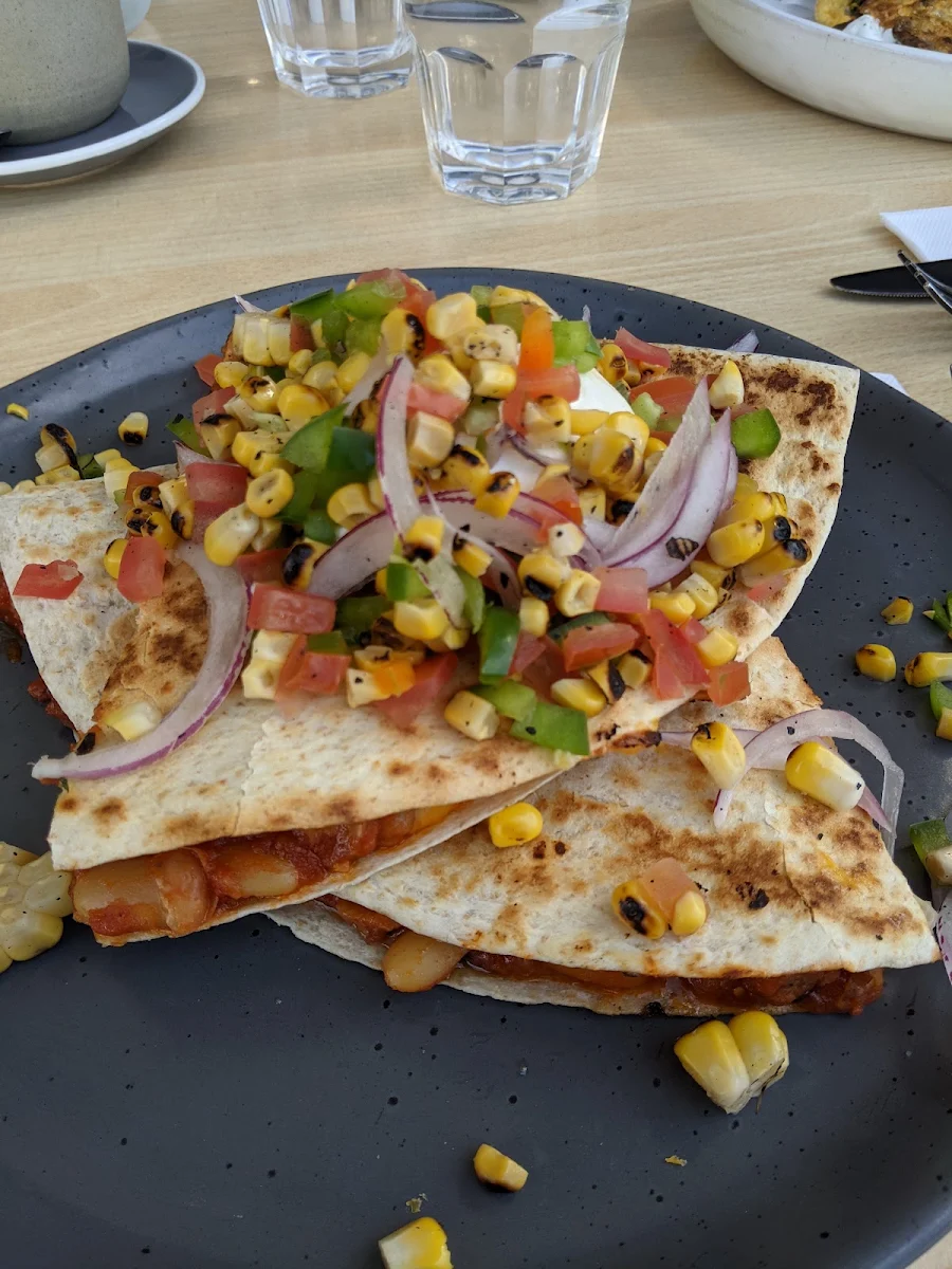 Breakfast Quesadilla, THE HAPPY FOX