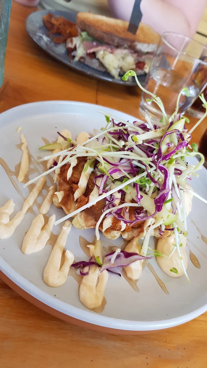 Korean Chicken and Waffles