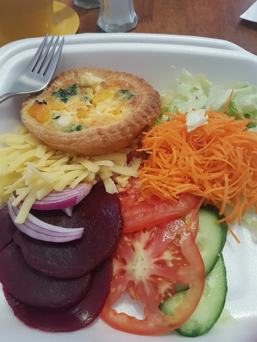 Quiche and Salad