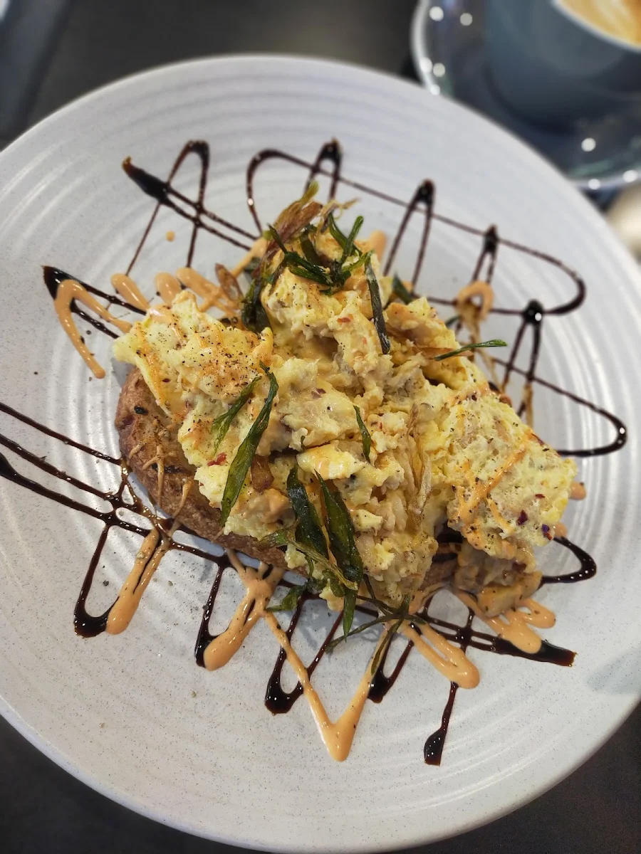 Chilli Crab Eggs, Cafe Academia