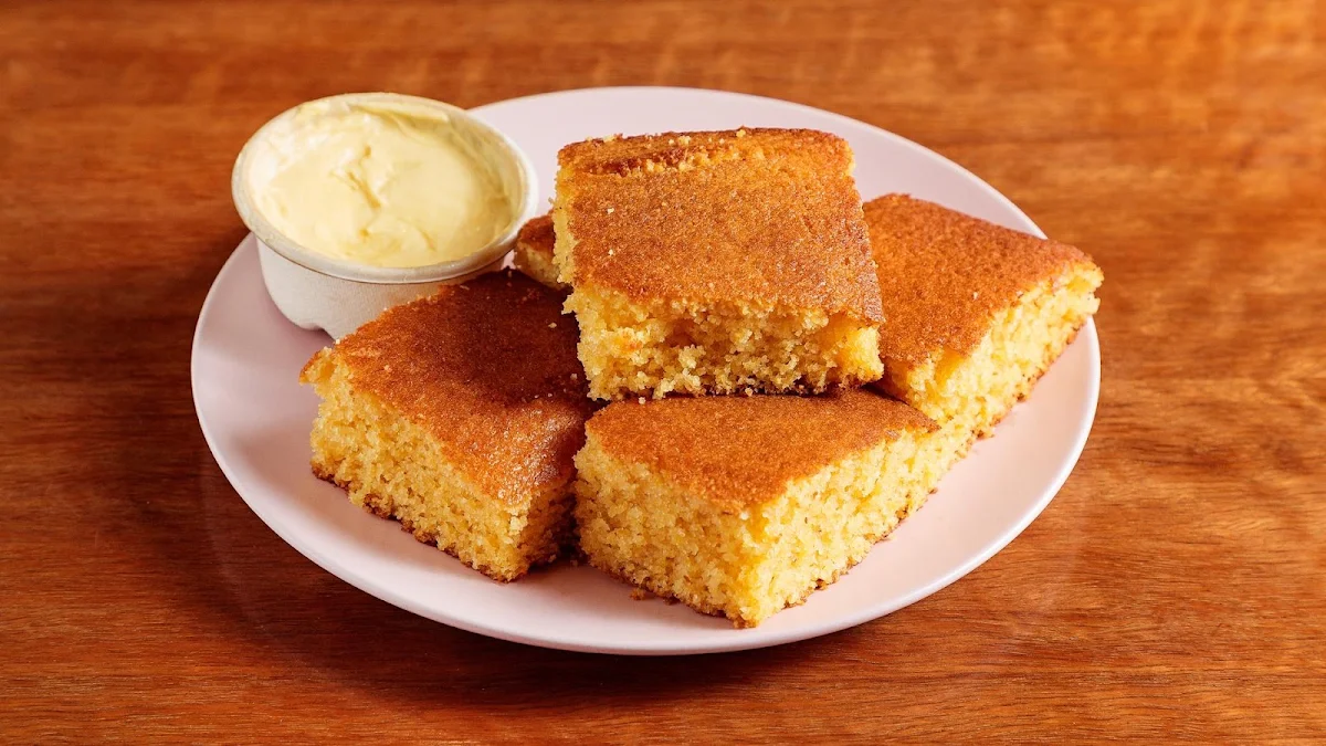 Cornbread with Maple Butter, Big Roddy's Rippin' Rib Shack - South Brisbane