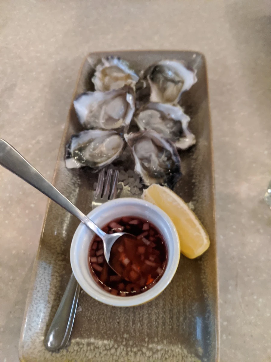 Freshly Shucked Oysters
