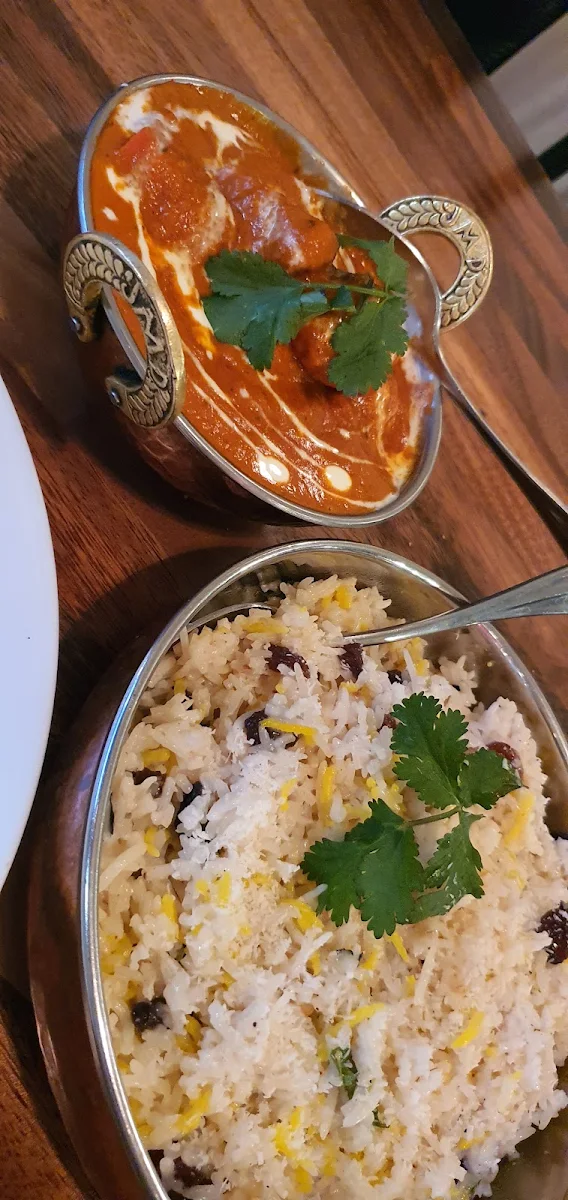 Butter Chicken and Coconut Rice