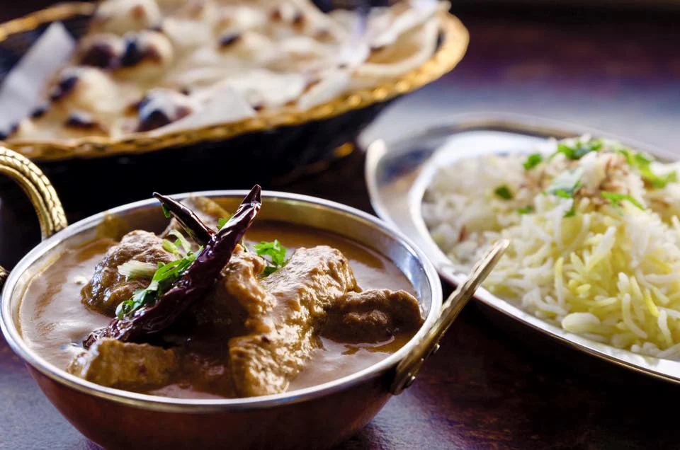 Beef Korma, Flora Indian Restaurant Melbourne CBD