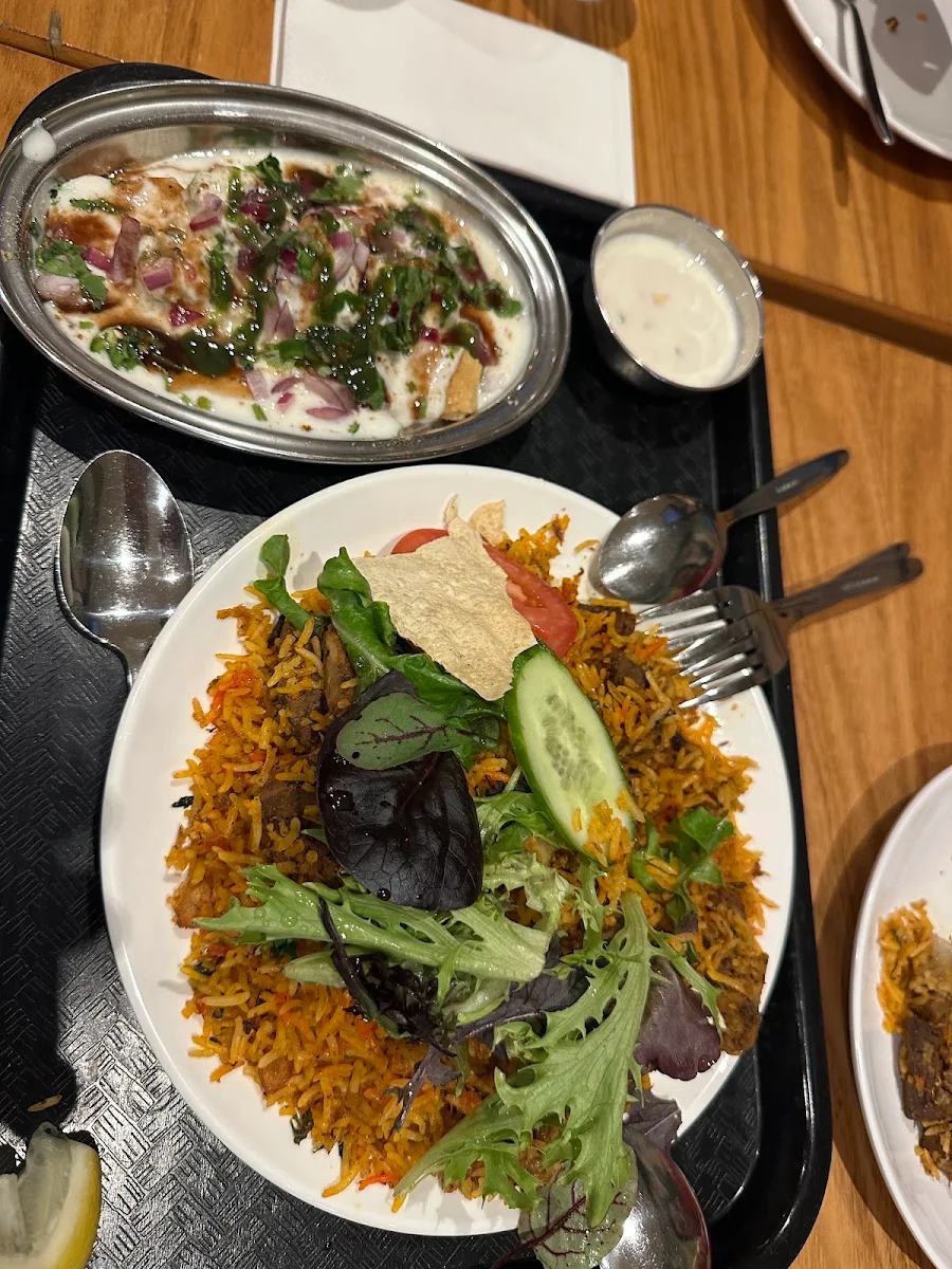 Mutton Biryani, Flora Indian Restaurant Melbourne CBD