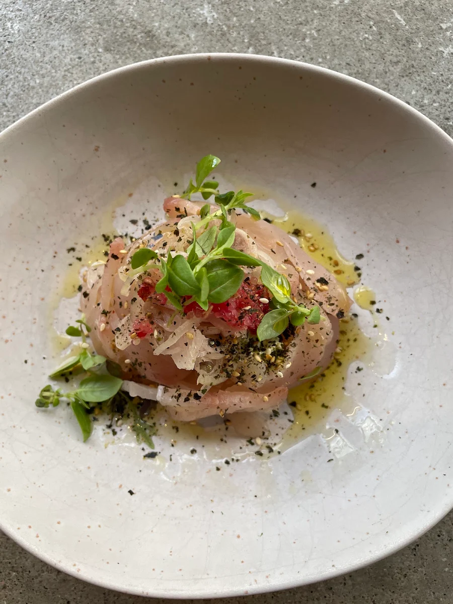 Cured Kingfish, Warrior Restaurant & Bar