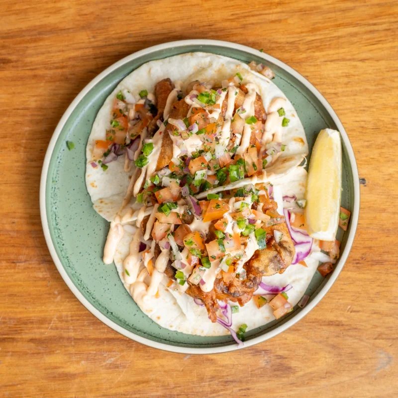 Fish Tacos 2pc, Clancy's Fish Pub Canning Bridge
