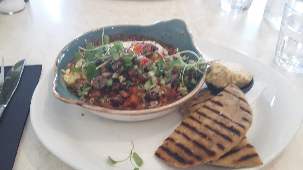Egg and Hummus, Winter's Cafe.