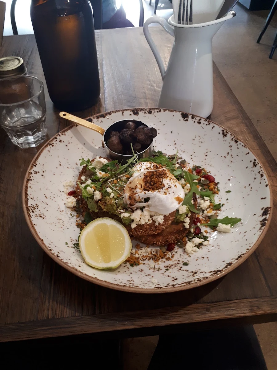 Smashed Up Avo, Winter's Cafe.