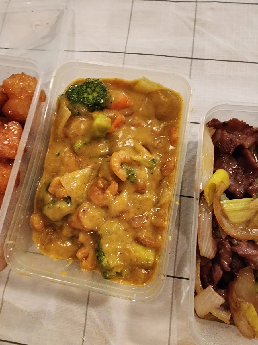 Prawn Curry, Golden Island Chinese Take Away